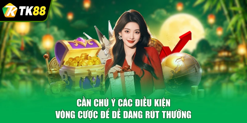 Cần chú ý các điều kiện vòng cược để dễ dàng rút thưởng